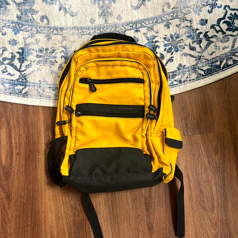 Vintage Yellow Old Navy Backpack